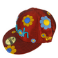 Fourstar X New Era 59Fifty James Kelch Flowers Embroidered & Raised All Over Print Red Multi Size 7 3/8 58.7cm Vintage Fitted Hat