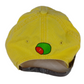 Illegal Civilization Martini Yellow Multi One Size Fits All Vintage Leather Strapback Hat