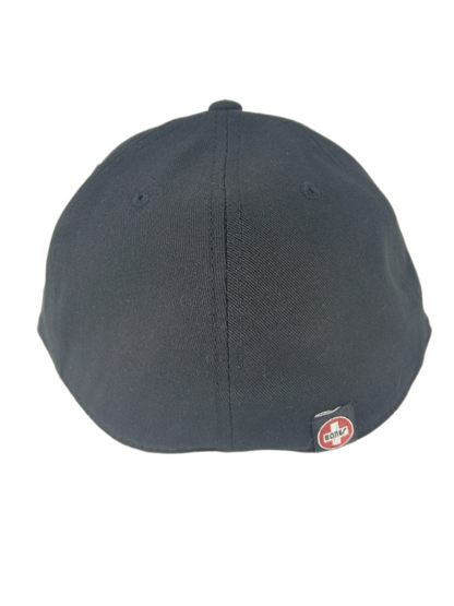 Bones Swiss Black Black Size 7 1/4 - 7 5/8 Vintage Flexfit 210 Fitted Hat