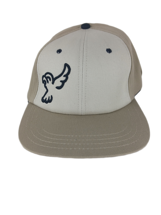 Domestics Fred Gall Bird Cream Tan Black One Size Fits Most Vintage Flexfit Hat