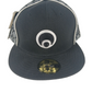 Osiris X New Era 59Fifty Black White Logo Black Grey Checks Back Osiris Print Size 7 1/2 59.6cm Vintage Fitted Hat
