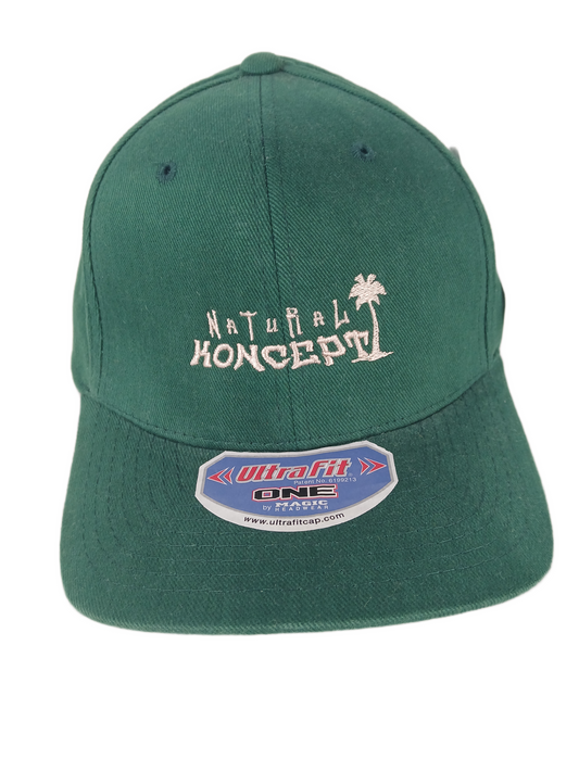 Natural Koncept Kelly Green Silver One Size Fits Most Vintage Magic Spandex Ultrafit Hat
