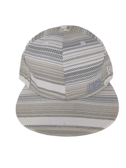 DVS X New Era Lines Tan Cream Olive Silver Size 7 1/4 57.7cm Vintage Fitted Hat