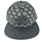 Lakai Graffiti Handstyle All Over Print Black Lakai Logo Size 7 5/8 Vintage Lakai Fitted Hat