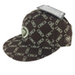 Circa Logo Print All Over Brown Bronze Olive Size 7 Vintage Fitted Sample Hat