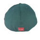 Chocolate X New Era 59Fifty Olive Green White Chocolate Text Red Block Back Logo Size 7 3/8 58.7cm Vintage Fitted Hat