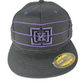 Krew Kr3w [K] Logo Black Purple 3 Stripes Size 7 1/4 - 7 5/8 Vinted Flexfit 210 Fitted Hat