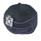 Krew Kr3w [K] Logo Black Purple 3 Stripes Size 7 1/4 - 7 5/8 Vinted Flexfit 210 Fitted Hat