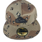 Quicksilver X New Era 59Fifty Desert Camo Size 6 3/4 53.9 (XS) Vintage Fitted Hat