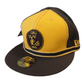 LRG X DVS X New Era 59Fifty Brown Gold Size 7 1/2 59.6cm Vintage Fitted Hat