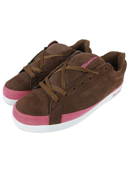 eS Eric Koston Koston 6 Brown Pink Rose US Mens Size 10.5 Vintage Sample Shoes