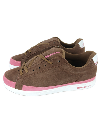 eS Eric Koston Koston 6 Brown Pink Rose US Mens Size 10.5 Vintage Sample Shoes