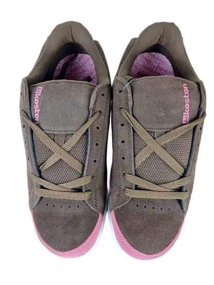 eS Eric Koston Koston 6 Brown Pink Rose US Mens Size 10.5 Vintage Sample Shoes