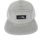 Lakai White Black Grey Stripes One Size Fits All Vintage Strapback 5 Panel Hat