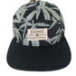 Element Hemp Collection Take The High Road Leaves Black Green One Size Fits All Vintage Strapback 5 Panel Hat