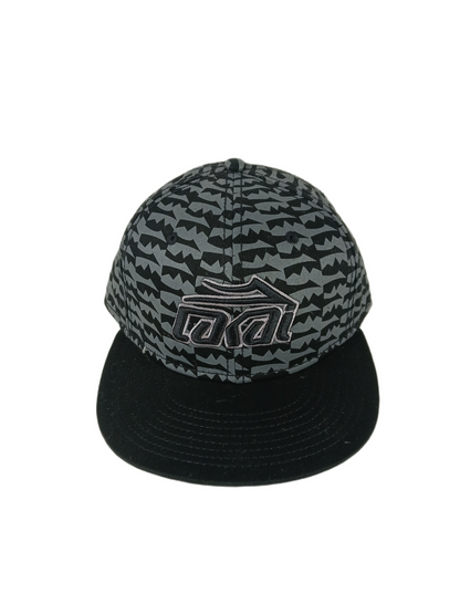 Lakai Ripples Black Silver Grey Size 7 3/8 Vintage Lakai Fitted Hat