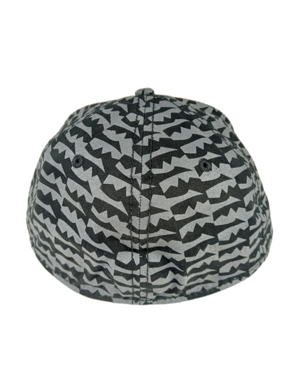 Lakai Ripples Black Silver Grey Size 7 3/8 Vintage Lakai Fitted Hat