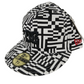 DC X New Era 59Fifty Maze Graphic Black White Size 7 3/8 58.7cm Vintage Fitted Hat