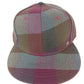 Enjoi Barletta Plaid Burgundy White Burgundy Multi Brim Enjoi Bronze Panda Pin Size S - M Vintage Enjoi Fitted Hat