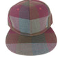 Enjoi Barletta Plaid Burgundy Olive Grey White Overlay Brim Enjoi Bronze Panda Pin Size L - XL Vintage Enjoi Fitted Hat