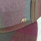 Enjoi Barletta Plaid Burgundy Olive Grey White Overlay Brim Enjoi Bronze Panda Pin Size L - XL Vintage Enjoi Fitted Hat
