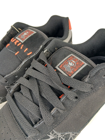 Osiris Corey Duffel Duffel Black/Red Stripes US Mens Size 11 Shoes