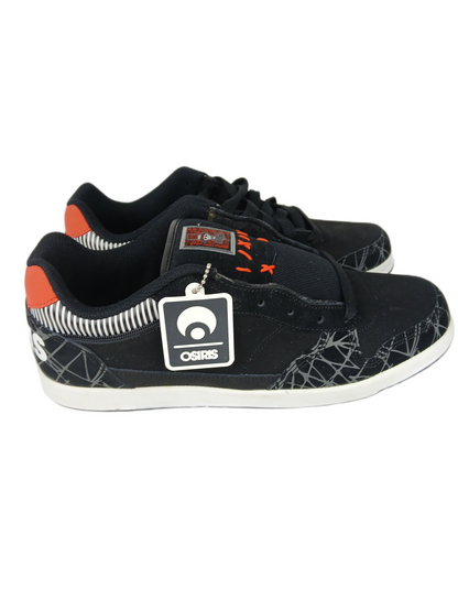 Osiris Corey Duffel Duffel Black/Red Stripes US Mens Size 11 Shoes