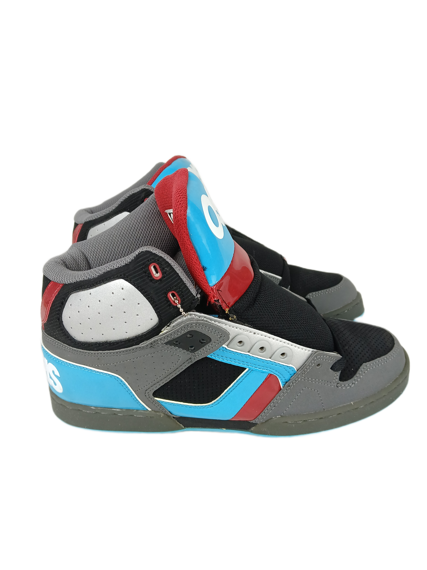Osiris NYC 83 BLK/Teal/Red US Mens Size 9.5 Shoes
