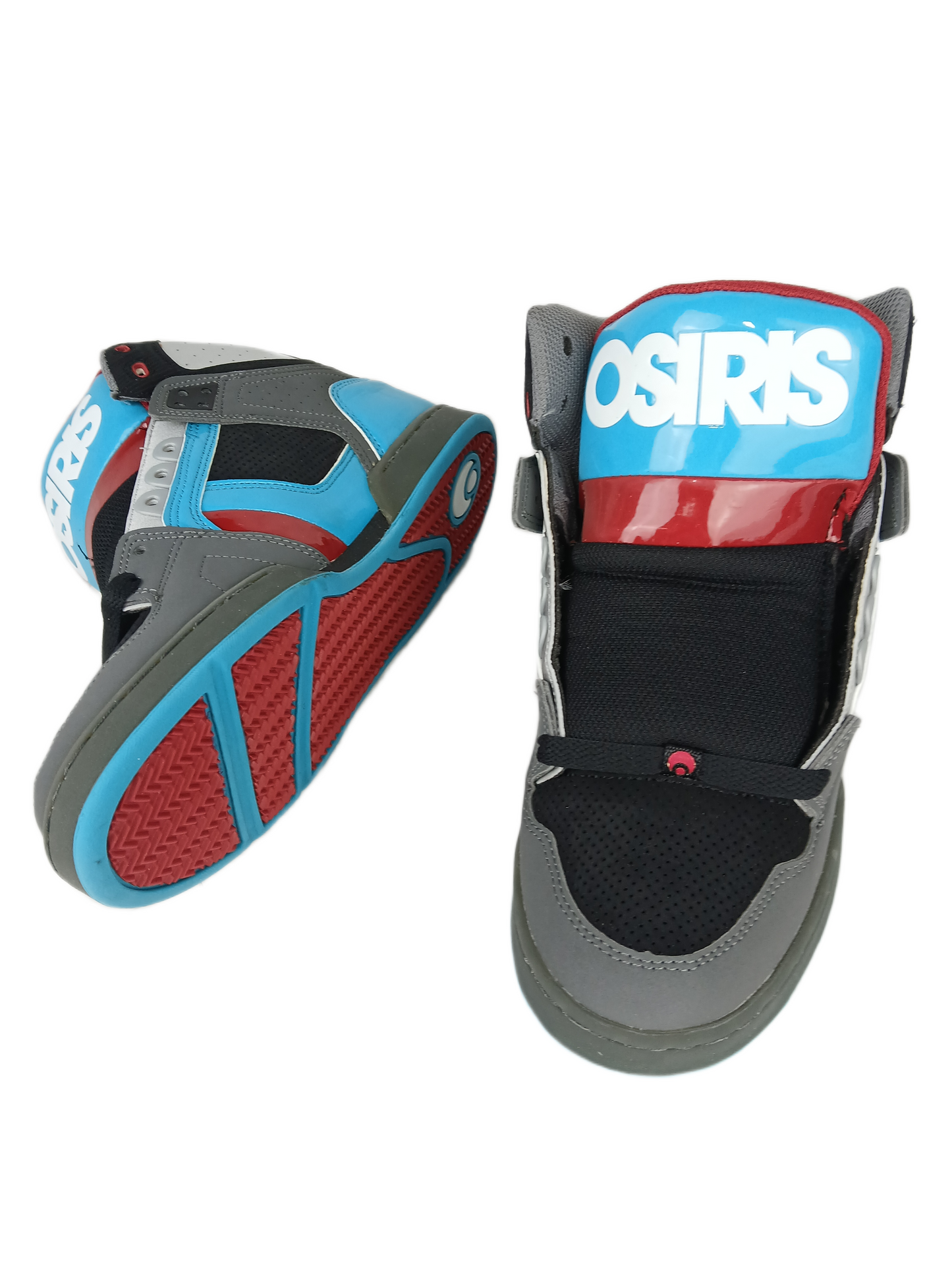 Osiris NYC 83 BLK/Teal/Red US Mens Size 9.5 Shoes