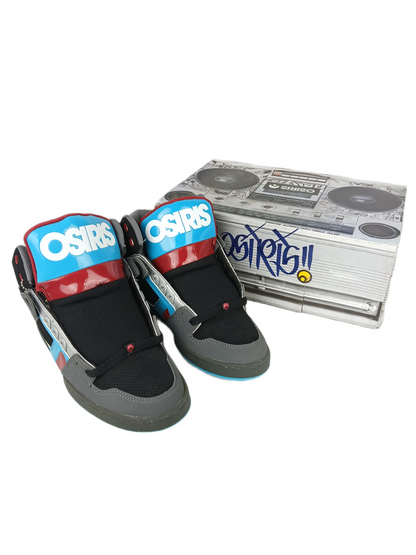 Osiris NYC 83 BLK/Teal/Red US Mens Size 9.5 Shoes