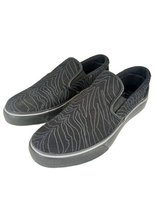 Osiris X Joy Division Unknown Pleasures Scoop Black/White/Zebra US Mens Size 9 Shoes