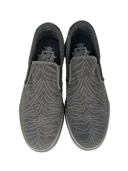 Osiris X Joy Division Unknown Pleasures Scoop Black/White/Zebra US Mens Size 9 Shoes