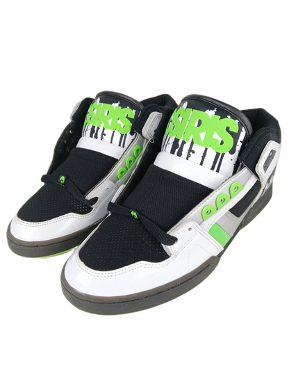Osiris NYC 83 Mid Wht/Lme/Drips US Mens Size 9.5 Shoes