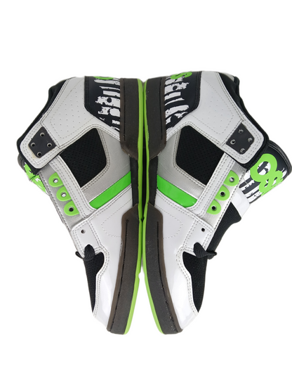 Osiris NYC 83 Mid Wht/Lme/Drips US Mens Size 9.5 Shoes