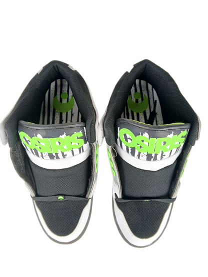 Osiris NYC 83 Mid Wht/Lme/Drips US Mens Size 9.5 Shoes