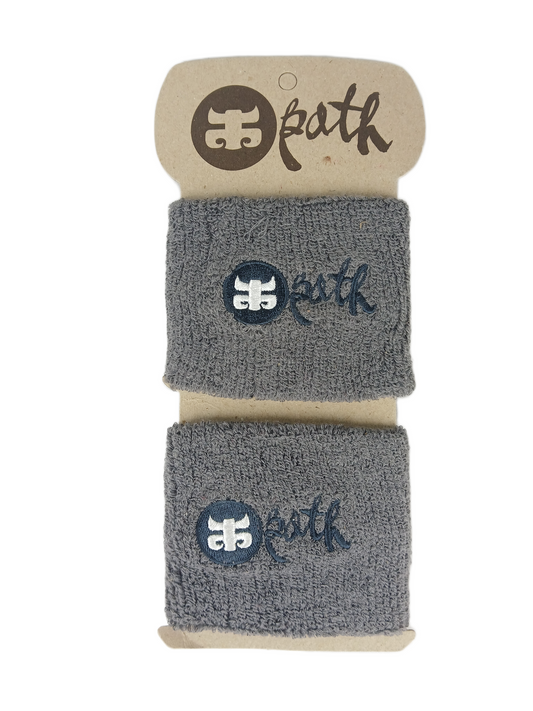 Ipath Ipath Logo Grey White Set Of Two Vintage Wristbands