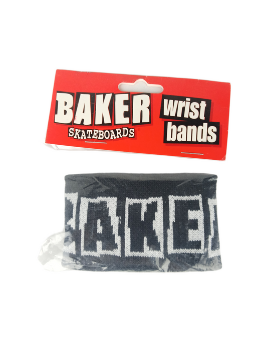 Baker Baker Logo Black White Vintage Wristband