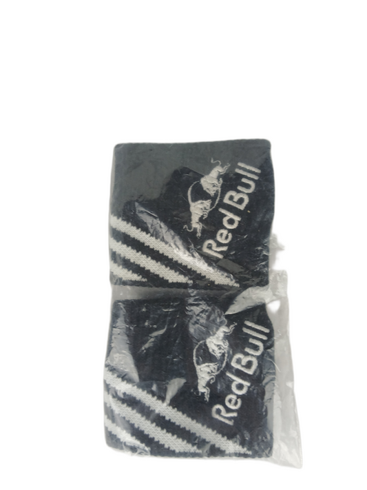 Red Bull Black White Bull Logo Set Of Two Vintage Sweatbands