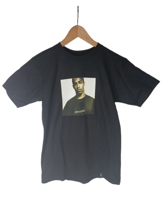 HUF Keenan Milton Portrait Black Multi Size S S/s Vintage Shirt