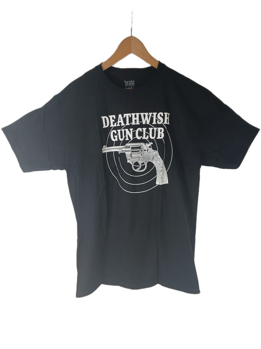 Deathwish Deathwish Gun Club Black White Size L S/s Vintage Shirt