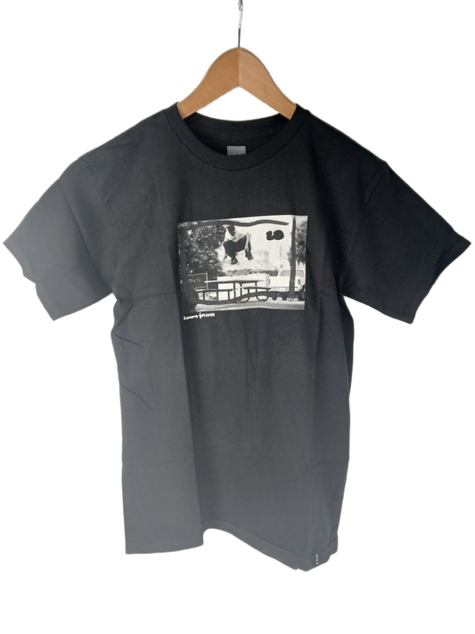 HUF X Chocolate Keenan Milton Switch Flip Black White Size S S/s Vintage Shirt
