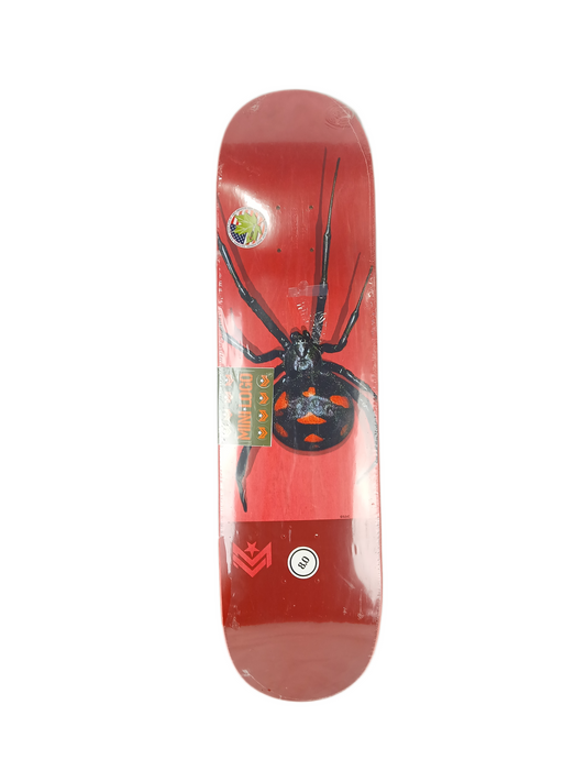 Powell Peralta Mini Logo Maple Poison Black Widow Black Red Size 8.0" Vintage NOS Deck