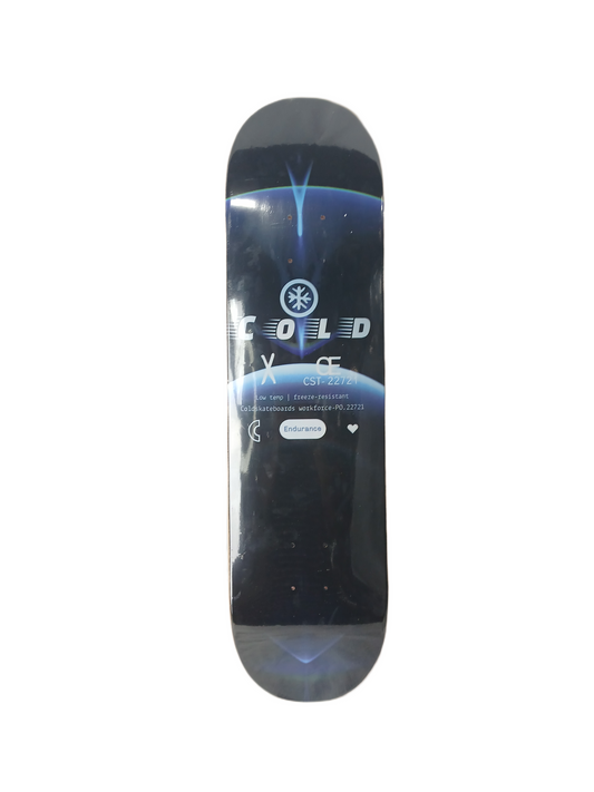 Cold Skateboards Endurance Size 7.9" Vintage NOS Deck