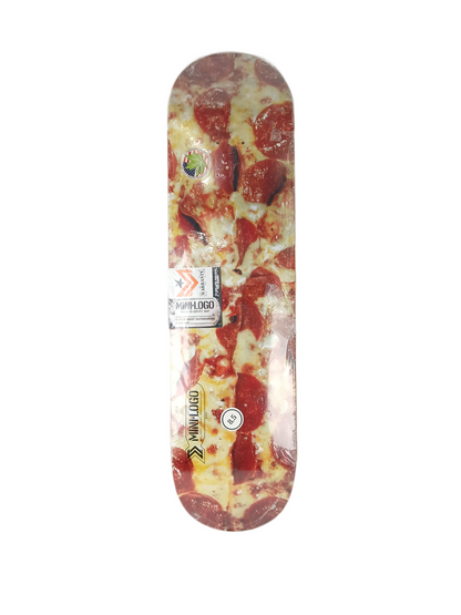 Powell Peralta Mini Logo Maple Small Bomb Pizza White Red Size 8.5" Vintage NOS Deck