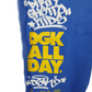 DGK Get Money Blue Multi Mens Size L S/s Vintage Shirt