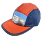 Mighty Healthy Everest Camp Red Multi One Size Fits All Vintage Strapback 5 Panel Hat