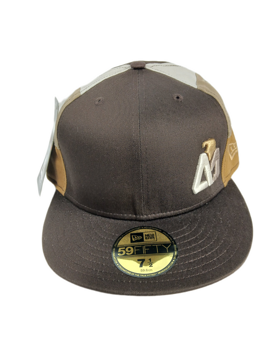 Matix X New Era 59Fifty Brown Plaid Size 7 1/2 59.6cm Vintage Fitted Hat