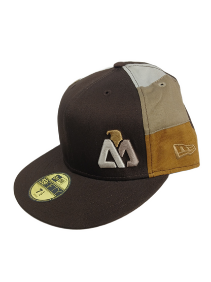 Matix X New Era 59Fifty Brown Plaid Size 7 1/2 59.6cm Vintage Fitted Hat