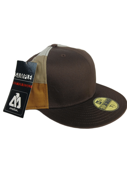 Matix X New Era 59Fifty Brown Plaid Size 7 1/2 59.6cm Vintage Fitted Hat