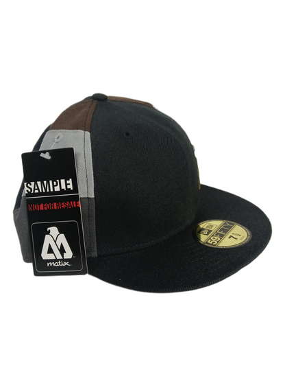 Matix X New Era 59Fifty Black Plaid Multi Size 7 1/2 59.6cm Vintage Fitted Hat